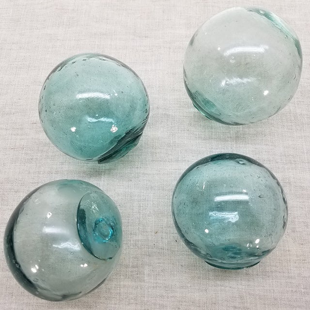 Vintage Japanese Fishing Floats Set of 4 Chairish