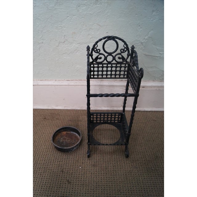 Bradley & Hubbard Cast Iron Cane Stand Chairish