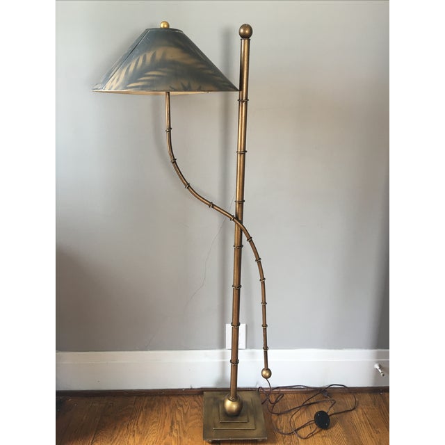 MidCentury FauxBamboo Floor Lamp Chairish