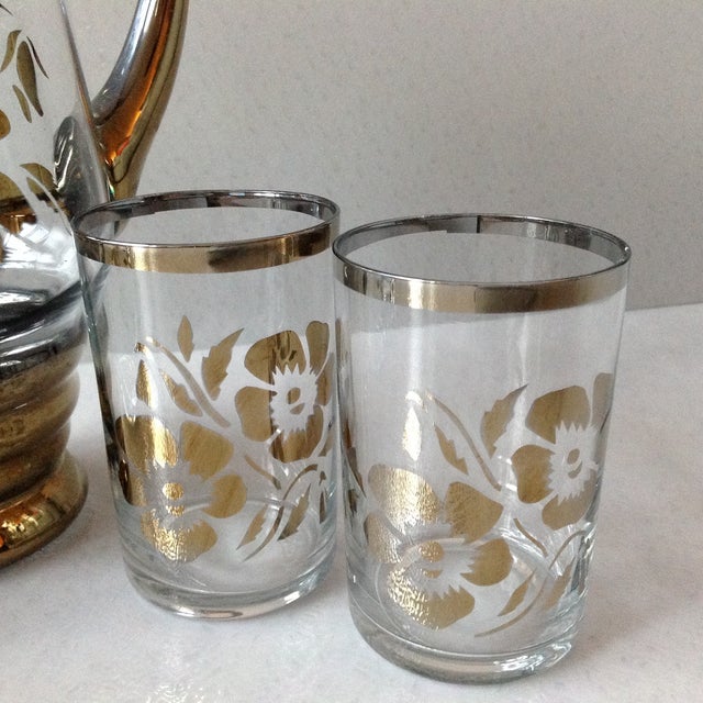 5Piece Bohemian Crystal Pitcher & Tumbler Set Chairish