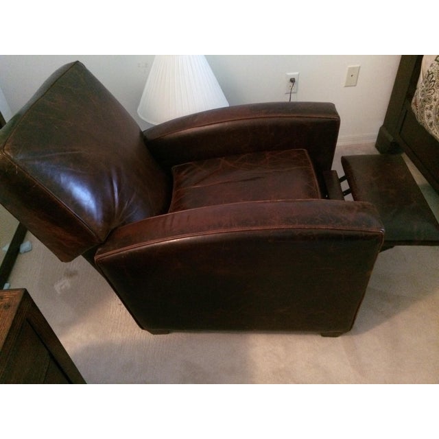 Restoration Hardware Leather Reclining Chair | Chairish (640 x 640 Pixel)