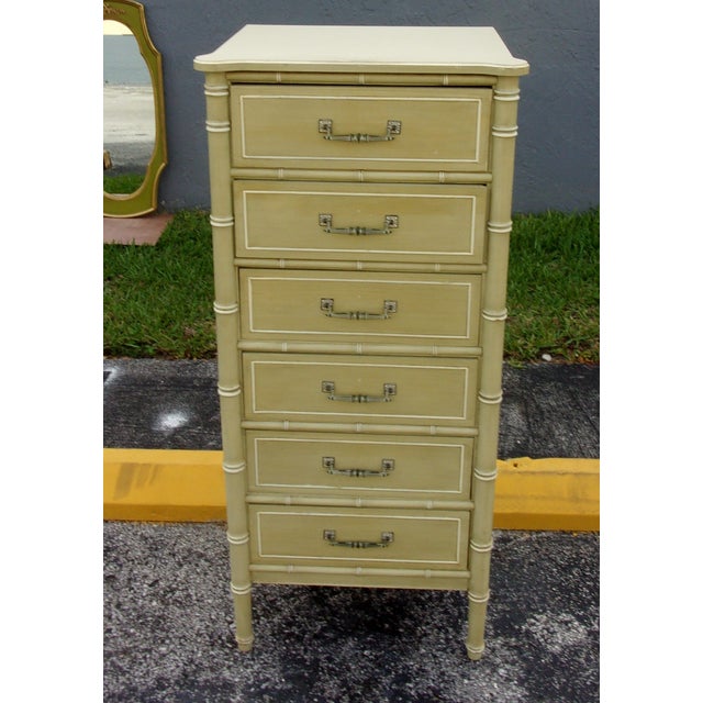 Bamboo Style Lingerie Chest of Drawers  Chairish