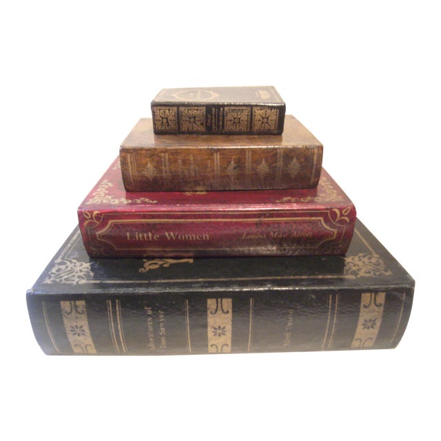 Faux Book Boxes Set of 4 Chairish
