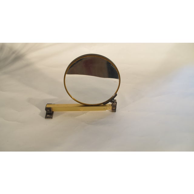 Vintage Brass Wall Mount Shaving/MakeUp Mirror Chairish