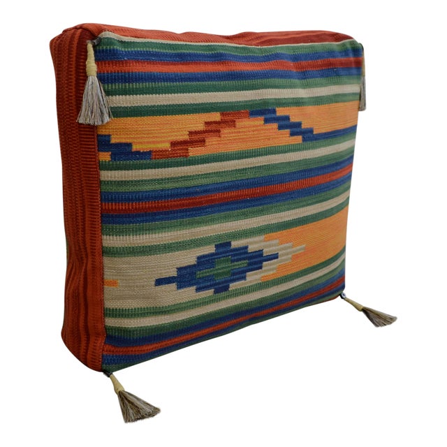 Turkish Hand Woven Kilim Floor Pillow Chairish