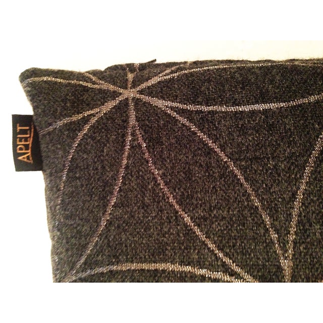 Charcoal Modern Graphic Pillow Chairish