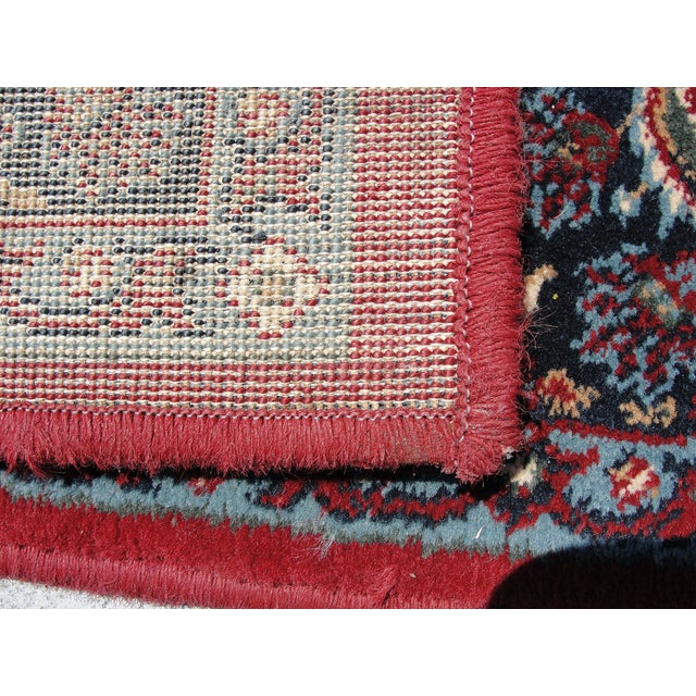 Red & Blue Oriental Medallion Rug 3'3 X 4'11" Chairish