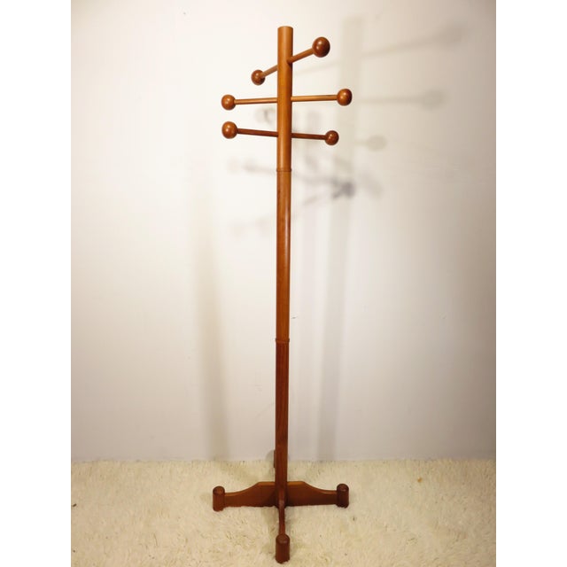 MidCentury Danish Modern Teak Coat Rack Chairish