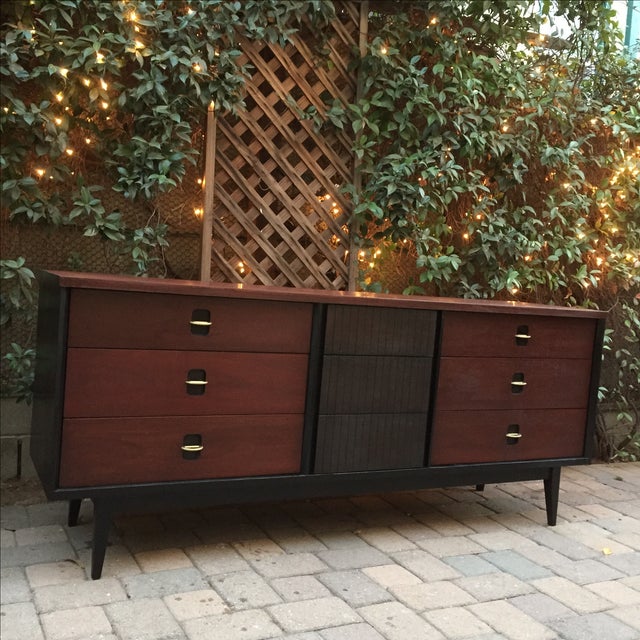 Vintage Bassett Refinished Dresser Credenza Chairish