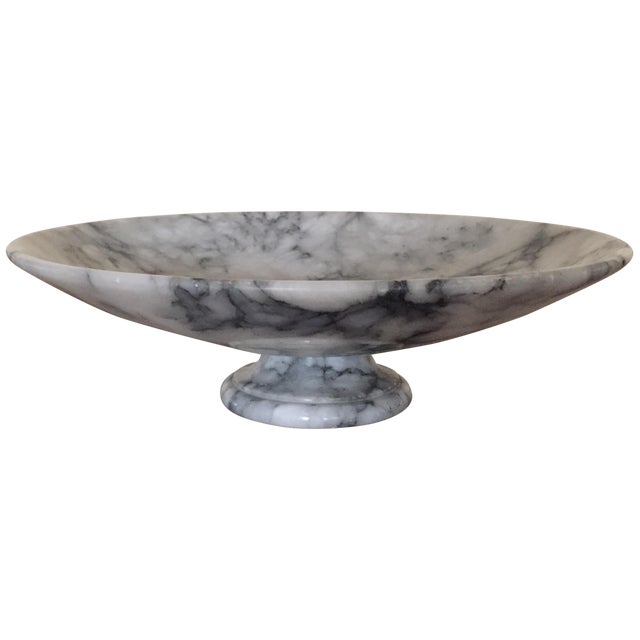 Vintage Marble Pedestal Bowl Chairish