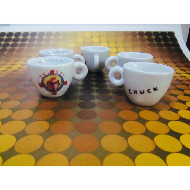 illy Espresso Cups by Julian Schnabel, 2005 S/5 Chairish