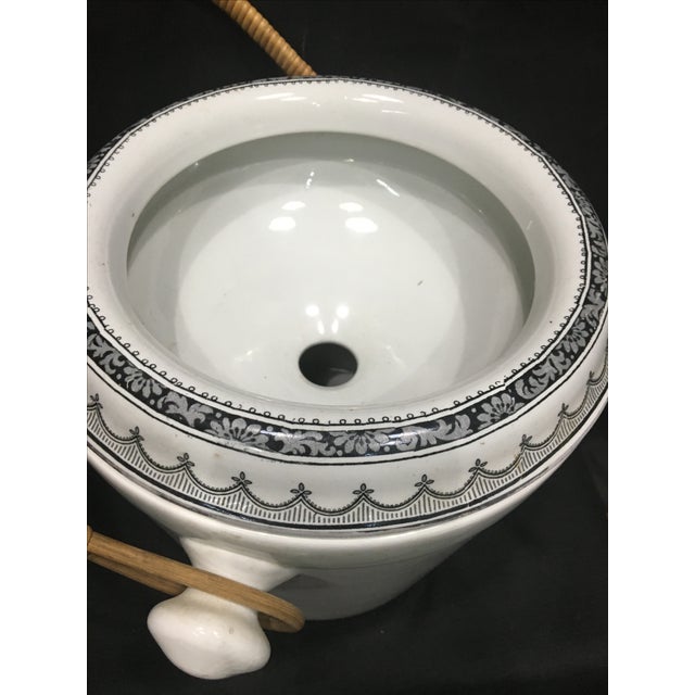 Antique Maling Pottery Spittoon Chairish