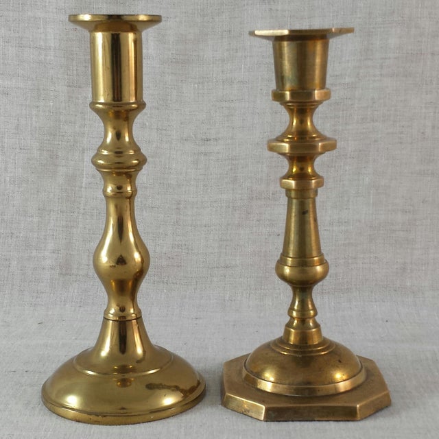 Brass Candle Holders Set of 5 Chairish
