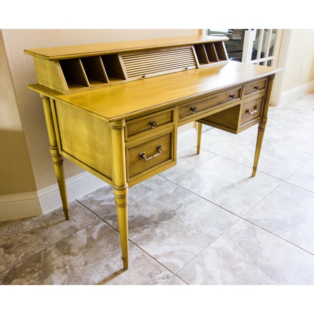 Antique Mustard Drexel Writing Desk Chairish