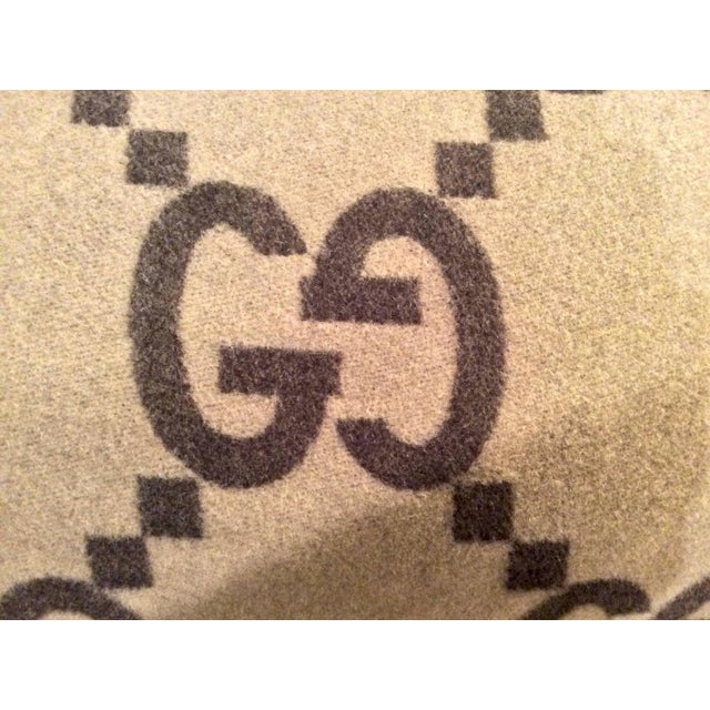Gucci Brown Cashmere Throw Pillows Single Chairish