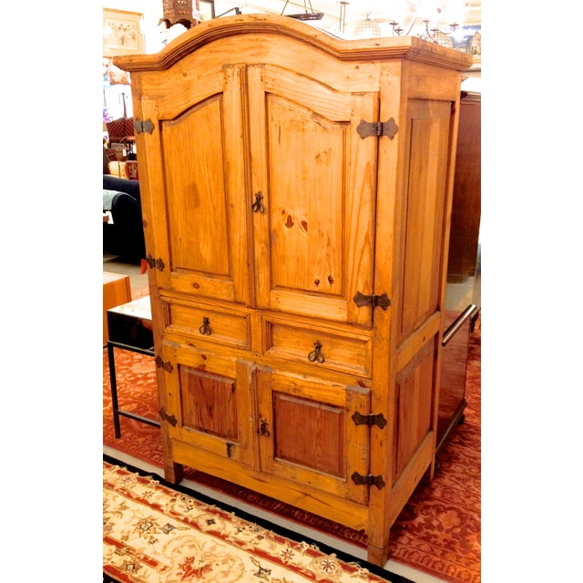 Rustic Pine Armoire Chairish