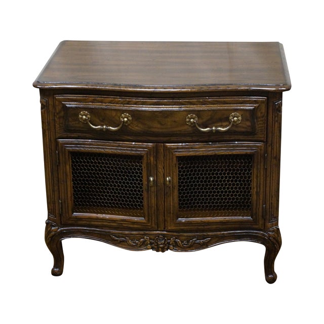Henredon Four Centuries Oak Nightstand Chairish